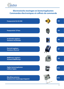 Electronische sturingen en besturingskasten Commandes