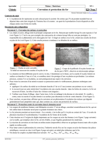 Chimie Corrosion et protection du fer ffl Chap.7