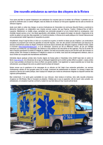 Une nouvelle ambulance au service des citoyens de