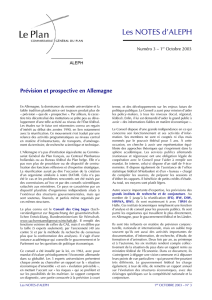 Prévision et prospective en Allemagne