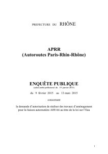APRR -Loi sur l`Eau A6A89- rapport et conclusions 1