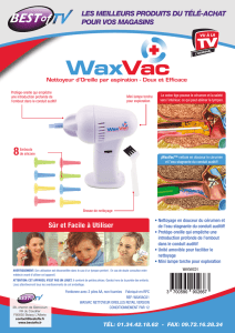 WaxVac Flyer (sell-sheet) FRA