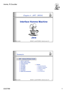 Interface Homme Machine Java
