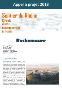 Appel à projet 2013 Rochemaure
