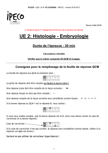 UE 2: Histologie