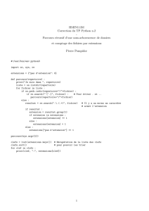 HMIN113M Correction du TP Python n.2