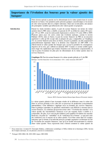 Importance de l`évolution des bourses pour la - Seco