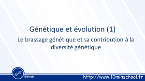 Génétique et évolution
