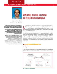 Difficultés de prise en charge de l`hypertendu diabétique