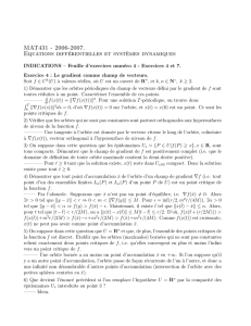 MAT431 - 2006-2007. Equations différentielles et syst`emes