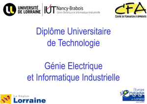 DUT GEII - CFA Université de Lorraine