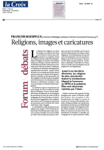 Religions, images et caricatures