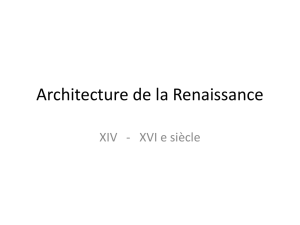 Architecture de la Renaissance - Fichier