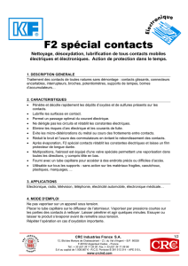 F2 spécial contacts
