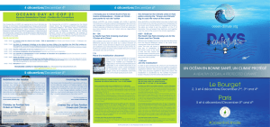 OCEANOPOLIS programme COP 21 Forum Océan et Climat