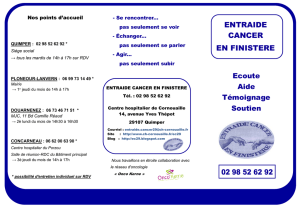 ENTRAIDE CANCER EN FINISTERE 02 98 52 62 92