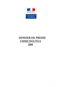 dossier de presse chikungunya