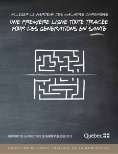 Alléger le fardeau des maladies chroniques : une