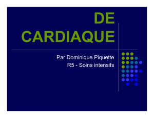 Tamponnade cardiaque