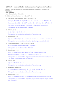 DM n°5 : trois méthodes fondamentales d`algèbre et d`analyse