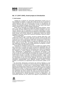 Bd. 17 (1947-1949), Avant-propos et Introduction