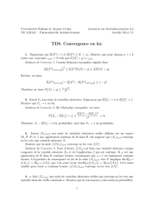 TD9. Convergence en loi.