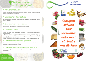 Flyer - Le Gaspillage alimentaire