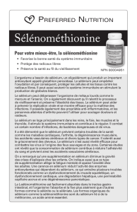 Sélénométhionine - Preferred Nutrition