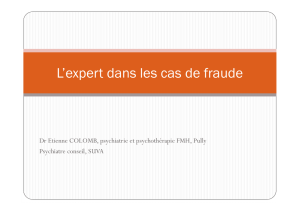 l`expert dans les cas de fraude dr e.colomb