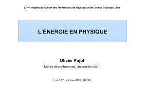 l`énergie en physique - UdPPC Toulouse congres 2009