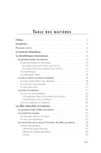table des matières - Editions Quintessence