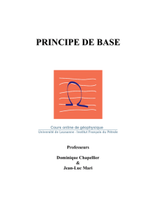 Geophysics Basics (French