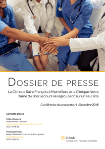 Dossier De presse - Hôpital privé d`Eure et Loir