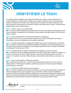 démystifier le tda/h