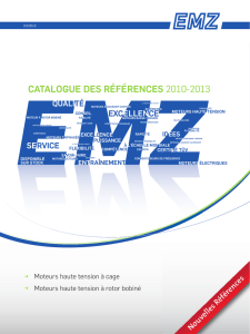 catalogue des réFérences 2010-2013