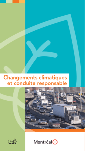 Changements climatiques et conduite responsable