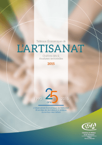 Tableaux &eacute;conomiques de l`Artisanat