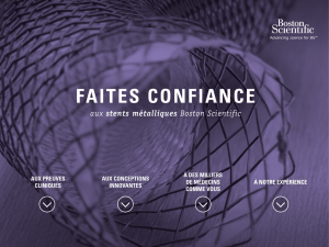 faites confiance - Boston Scientific