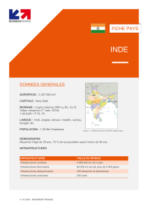 fiche Inde - Ile de france international