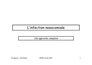 L`infection nosocomiale