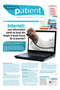 Internet: une information santé au bout des doigts à toute heure de