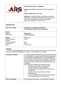 1 FICHE DE LECTURE - OUVRAGE Auteurs de la fiche : Marguerite