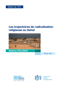 Les trajectoires de radicalisation religieuse au Sahel