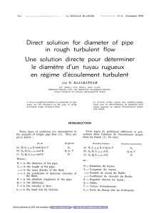 DIRECT SOLUTION FOR DIAMETER OF PIPE IN ROUGH