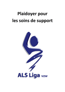 Plaidoyer pour les soins de support