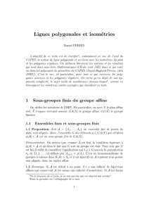 Lignes polygonales - Département de Mathématiques d`Orsay