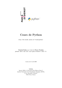 Cours de Python