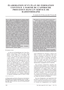 élaboration d`un plan de formation continue à partir de - ORBi