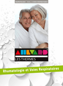 Rhumatologie et Voies Respiratoires