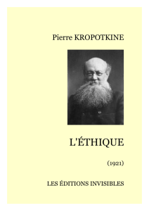 L`ÉTHIQUE